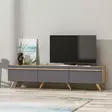 TV-bänk Hanah Home Amsterdam Antracit Spånskiva 180x42x35 cm - TV-bänkar - 8682870115071 - 3