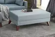 Hörnbäddsoffa Atelier del Sofa Bella Blå Polyester 205x140x85 cm - Soffor - 8682870763241 - 10