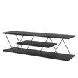 TV-bänk Hanah Home Canaz v2 Antracit Grå Spånskiva 120x33x33 cm - TV-bänkar - 8681875883091 - 3