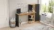 Skrivbord Hanah Home Ct2 Ab Furu Svart Spånskiva 152,3x120x40 cm - Skrivbord - 8683342403641 - 3