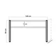 Sideboard Hanah Home Cosmo Furu Spånskiva 140x80x35 cm - Möbler - 8681875315561 - 6