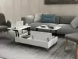 Soffbord Hanah Home Esinti Vit Spånskiva 121x28x69,2 cm - Soffbord - 8681181852361 - 1