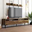 TV-bänk Hanah Home Istanbul Valnöt Spånskiva 180x47x35 cm - TV-bänkar - 8683342718981 - 2
