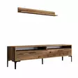 TV-bänk Hanah Home Istanbul Valnöt Spånskiva 180x47x35 cm - TV-bänkar - 8683342718981 - 5