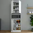 Förvaringsskåp Hanah Home Multi Purpose Vit Spånskiva 59,6x180x35 cm - Skåp och byråer - 8683342214551 - 3