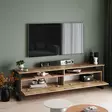 TV-bänk Hanah Home Ml19A Furu Spånskiva 180x56x35,5 cm - TV-bänkar - 8683342889421 - 4