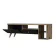 TV-bänk Hanah Home Parion Svart Spånskiva 150x47x35 cm - TV-bänkar - 8682870115101 - 5
