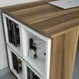 Skrivbord Hanah Home Box Valnöt Vit Spånskiva 120x75x65 cm - Skrivbord - 8681875184181 - 3