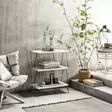 Sidobord Hanah Home Lazandos Vit Spånskiva 46x76x30 cm - Sidobord och extrabord - 8682870729551 - 1