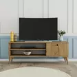 TV-bänk Hanah Home Retro 1562 Ek Spånskiva 120x44,6x29,5 cm - TV-bänkar - 8683342214421 - 2