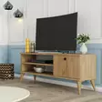 TV-bänk Hanah Home Retro 1562 Ek Spånskiva 120x44,6x29,5 cm - TV-bänkar - 8683342214421 - 1