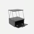 Sängbord Hanah Home Tekoba Antracit Spånskiva 42x52x41 cm - Nattduksbord - 8682870763951 - 3