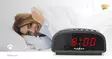 Digital skrivbords alarmklocka | LED | Snooze-funktion | Svart - Klockor - 5412810273881 - 90