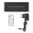 HDMI Switch | 5-Port port(s) | 5x HDMI Input | 1x HDMI Output | 4K@60Hz | 18 Gbps | Fjärrstyrd | Metall | Antracit - Videoväxlar och fördelare - 5412810320141 - 75