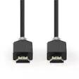 High Speed HDMI kabel med Ethernet | HDMI Kontakt | HDMI Kontakt | 4K@60Hz | ARC | 18 Gbps | 1.00 m | Rund | PVC | Antracit | Låda - HDMI-kablar - 5412810264421 - 10