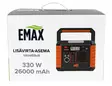 Latausasema Emax 330W 288Wh - Laddstationer - 6418536020791 - 5