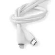 Lightning Kabel | USB 2.0 | Apple Lightning, 8-stifts | USB-C Hane | 480 Mbps | Nickelplaterad | 1.50 m | Rund | Silikon | Vit | Låda - Nedis produkter - 5412810417971 - 54