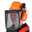 Skyddshjälm med visir - Skogsarbetarens utrustning - 6438168091631 - 3