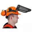 Skyddshjälm med visir - Skogsarbetarens utrustning - 6438168091631 - 2