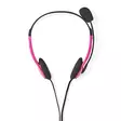PC headset | On-Ear | Stereo | 2x 3.5 mm | Vikbara Mikrofon | Rosa - Trådlösa hörlurar - 5412810286881 - 11