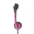 PC headset | On-Ear | Stereo | 2x 3.5 mm | Vikbara Mikrofon | Rosa - Trådlösa hörlurar - 5412810286881 - 15