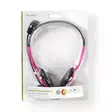 PC headset | On-Ear | Stereo | 2x 3.5 mm | Vikbara Mikrofon | Rosa - Trådlösa hörlurar - 5412810286881 - 66