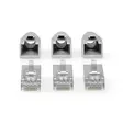 RJ45-kontakt | RJ45 Pass Through | Solid/strängad FTP CAT6 | Rak | Guldplaterad | 10 st. | Polycarbonate | Grå / Svart / Vit | Låda - Dator och nätverk - 5412810336401 - 10