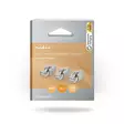 RJ45-kontakt | RJ45 Pass Through | Solid/strängad FTP CAT6 | Rak | Guldplaterad | 10 st. | Polycarbonate | Grå / Svart / Vit | Låda - Dator och nätverk - 5412810336401 - 66