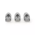 RJ45-kontakt | RJ45 Pass Through | Solid/strängad FTP CAT6 | Rak | Guldplaterad | 10 st. | Polycarbonate | Grå / Svart / Vit | Låda - Dator och nätverk - 5412810336401 - 11