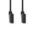 SCART-kabel | SCART Hane | SCART Hane | Nickelplaterad | 480p | 2.00 m | Rund | PVC | Svart | Låda - HDMI-kablar - 5412810289721 - 2