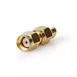 SMA Adapter | SMA Hane Reverse Polarity | SMA Hona | Guldplaterad | 50 Ohm | Rak | PVC | Guld | 2 st. | Låda - Nedis produkter - 5412810425501 - 41