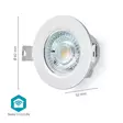 SmartLife Taklampa | Varm till cool vit | Rund | Diameter: 52 mm | 360 lm | 2700 - 6500 K | IP20 | Energiklass: F | Android / IOS - Ljuskällor - 5412810419401 - 55
