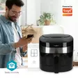 SmartLife Hot Air Fryer | Wi-Fi | 7,2 l | Timer: 60 min | Antal förinställda program: 8 | Digital | Android / IOS | Svart - Luftfritöser - 5412810438181 - 52