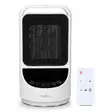 SmartLife Keramisk PTC Fläktvärmare | 1500 W | 2 Värmeinställningar | Svängning | Display | 10 - 49 °C | Android / IOS | Vit - Uppvärmning - 5412810443161 - 10