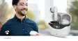 Fullt Trådlösa hörlurar | ANC (Active Noise Cancelling) | Bluetooth® | Batteri 1 driftstid standardanvändning: 1800 min | Tryck på Kontroll | Batteri hölje | Trådlöst laddningsfodral | Inbygd mikrofon | Stöd för röststyrning | Vit - In-ear hörlurar - 5412810450411 - 90