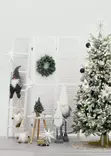 Tonttu valkolakki 80 cm Winteria - Juldekorationer och textilier - 6410413340541 - 8