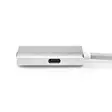 USB-C Adapter | USB 3.2 Gen 1 | USB-C Hane | HDMI Utgång | 4K@60Hz | Power delivery | 2.00 m | Rund | Guldplaterad | Flätad / Nylon | Silver | Kartong med täckt fönster - Dator och nätverk - 5412810331741 - 15