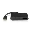 USB-hubb | 1x USB-C | 1x USB A / 1x USB-C | 4-Port port(s) | USB 2.0 | USB ström | SD & MicroSD - Dator och nätverk - 5412810416011 - 10