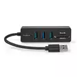 USB-hubb | USB-A Male | 3x USB A Female | 5-Port port(s) | USB 3.2 Gen 1 | USB ström | 5 Gbps | SD & MicroSD - Dator och nätverk - 5412810415731 - 11