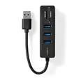USB-hubb | USB-A Male | 3x USB A Female | 5-Port port(s) | USB 3.2 Gen 1 | USB ström | 5 Gbps | SD & MicroSD - Dator och nätverk - 5412810415731 - 30