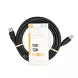 USB-kabel | USB 2.0 | USB-A Hane | USB-A Hane | 480 Mbps | Nickelplaterad | 5.00 m | Rund | PVC | Svart | Label - Dator och nätverk - 5412810421411 - 66