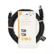 USB-kabel | USB 2.0 | USB-A Hane | USB Mini-B 5 pin Hane | 480 Mbps | Nickelplaterad | 3.00 m | Rund | PVC | Svart | Label - Dator och nätverk - 5412810421541 - 66