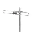 Utomhus DAB + Antenna | Passiv | Mottagningsområde: 0-50 km | Förstärkning: 4 dB | Aluminium - Utomhusantenner - 5412810307371 - 1