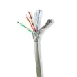 CAT6 nätverkskabel rulle | Stranded | S/FTP | Bar koppar | 100 m | Inomhus | Rund | LSZH | Grå | Dragkorg - Dator och nätverk - 5412810403691 - 10