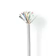 CAT5e nätverkskabel rulle | Stranded | SF/UTP | Koppar | 100 m | Inomhus | Rund | PVC | Grå | Dragkorg - Dator och nätverk - 5412810294251 - 46