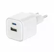 Laddare | 35 W | 1x USB-C 35W PD/1x USB-A 27W QC | Vit | Swissten - Nätladdare - 8595217484481 - 1