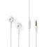 Trådbundna Hörlurar | 3.5 mm | Kabellängd: 1.20 m | Inbygd mikrofon | Volymkontroll | Vit - In-ear hörlurar - 5412810304721 - 2