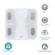 SmartLife Hälso Vågar | Ben / BMI / BMR / Fett / Muskler / Vatten / Vikt | 12 | Max last: 180 kg | Android / IOS | ABS / Glas | Vit - Vågar och kroppssammansättningsmätare - 5412810450831 - 1
