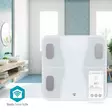 SmartLife Hälso Vågar | Ben / BMI / BMR / Fett / Muskler / Vatten / Vikt | 12 | Max last: 180 kg | Android / IOS | ABS / Glas | Vit - Vågar och kroppssammansättningsmätare - 5412810450831 - 5