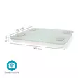 SmartLife Hälso Vågar | Ben / BMI / BMR / Fett / Muskler / Vatten / Vikt | 12 | Max last: 180 kg | Android / IOS | ABS / Glas | Vit - Vågar och kroppssammansättningsmätare - 5412810450831 - 55